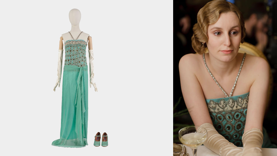 Лора Кармайкл (в роли леди Эдит): платье «Павлин»