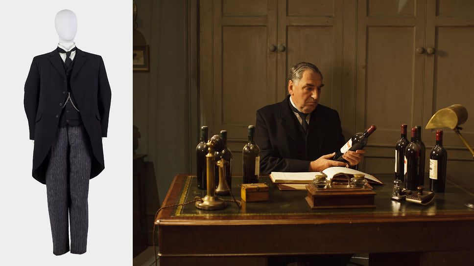 Джим Картер (в роли мистера Карсона): утренний костюм-тройка