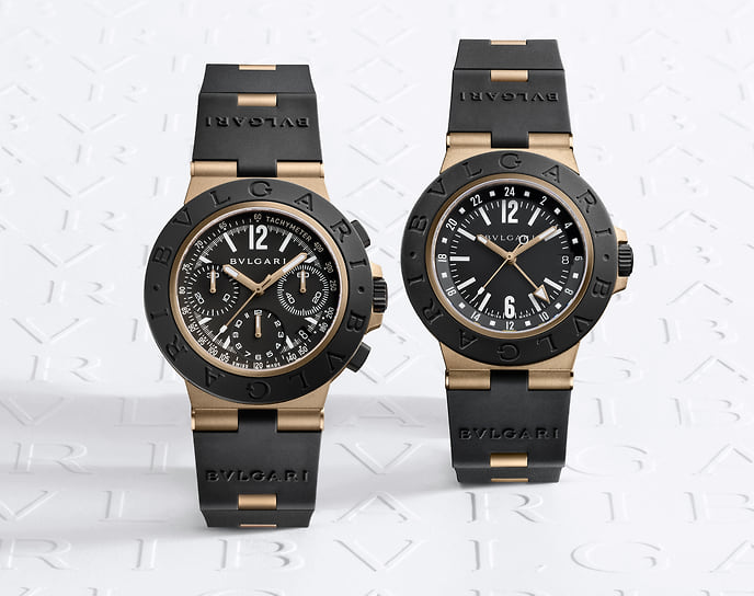 Часы Bvlgari Bronzo Chronograph и Bvlgari Bronzo