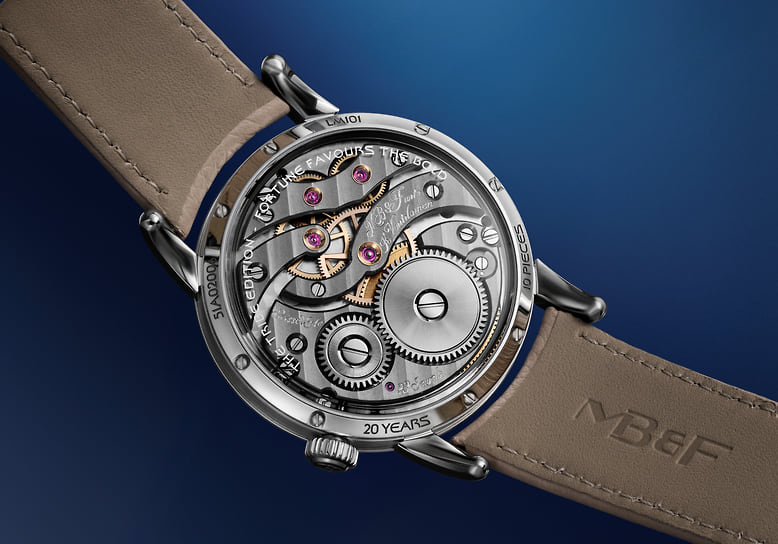 Внутренняя сторона часов MB&amp;F LM101 Longhorn