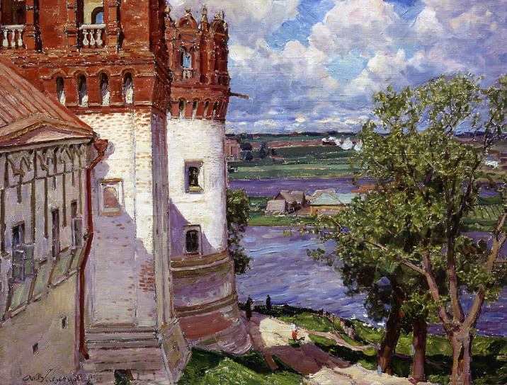 Аполлинарий Васнецов «Новодевичий монастырь. Башни» 1926 год