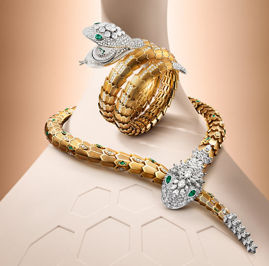 Часы-ожерелье Bvlgari Serpenti 