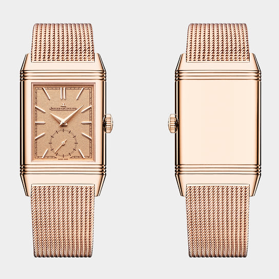 Часы Reverso Tribute Monoface Small Seconds, Jaeger-LeCoultre, розовое золото