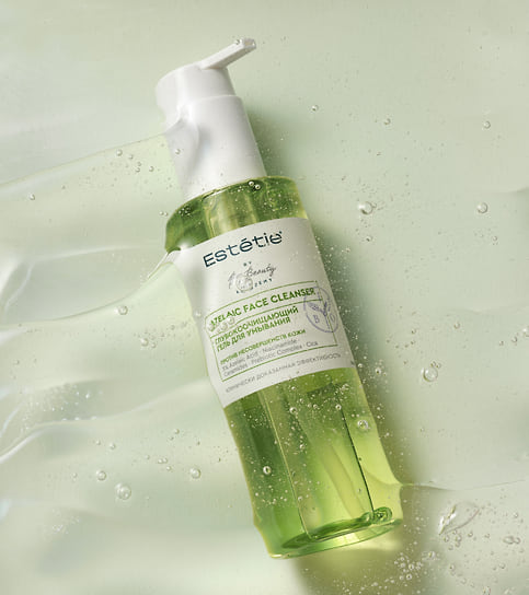 Estetie, гель для умывания для проблемной кожи Azelaic face cleanser. В составе: ниацинамид, пребиотики, церамиды, экстракт центеллы, 3%-ная азелаиновая кислота