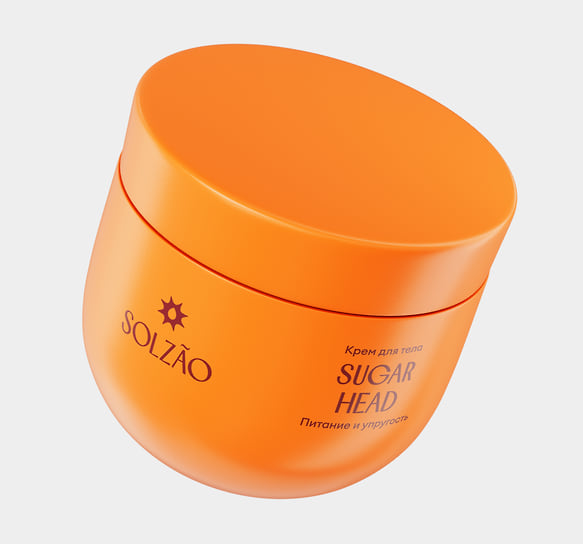 Solzao, питательный крем для тела с ароматом сахара и ванили Sugar Head