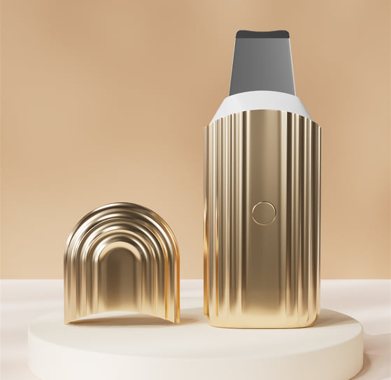 WAU, ультразвуковой скрабер для лица REN для профессионального ухода за кожей в домашних условиях: сочетает ультразвуковую вибрацию и ионные технологии