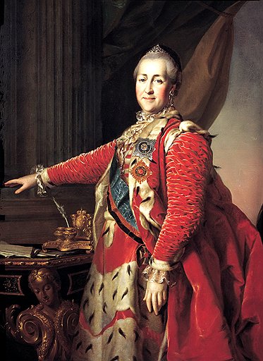 Екатерина II активно помогала графу Александру Сергеевичу Строганову избавиться от тяготившего его богатства