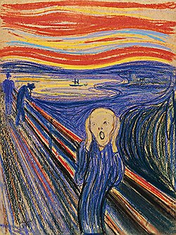 Выставленный на торги Sotheby's "Крик" норвежского экспрессиониста Эдварда Мунка — один из четырех известных вариантов этой картины