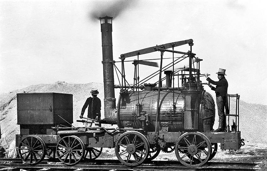 Символом первой промышленной революции стал паровой двигатель