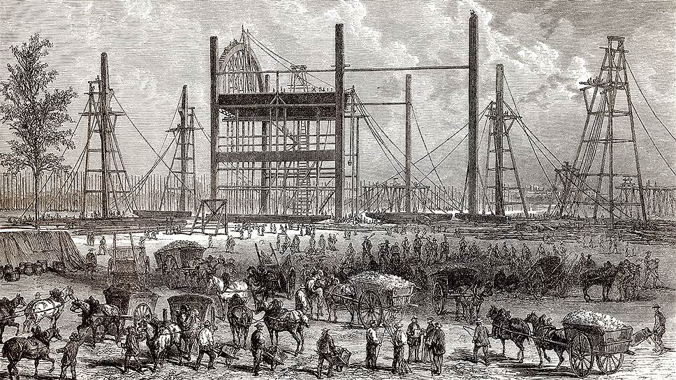 Выставка 1855 года стала поводом для коренной реконструкции Парижа