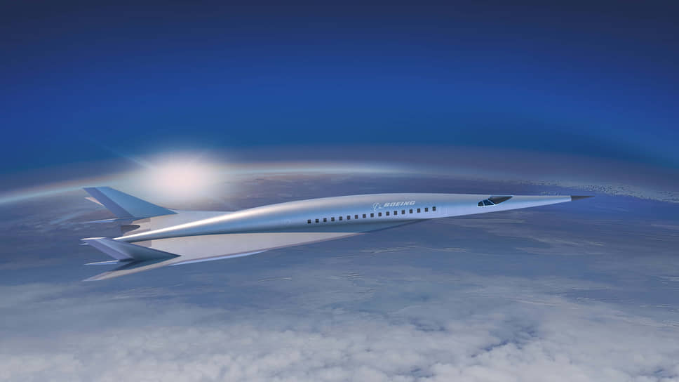Концепт гиперзвукового пассажирского самолета, представленный компанией Boeing в 2018 году на аэрокосмической конференции в Атланте, США