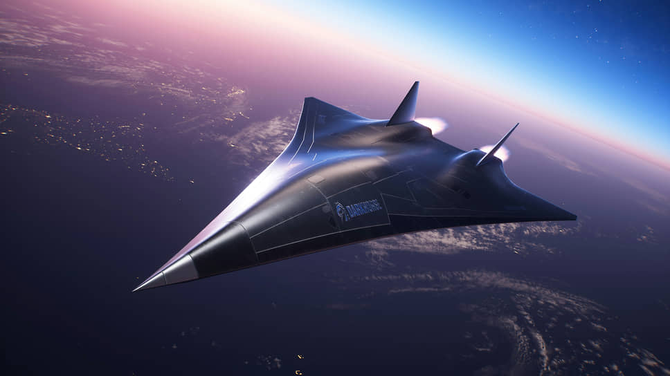 Американская аэрокосмическая компания Hermeus
разрабатывает гиперзвуковой самолет Darkhorse,
оснащенный ГПВРД