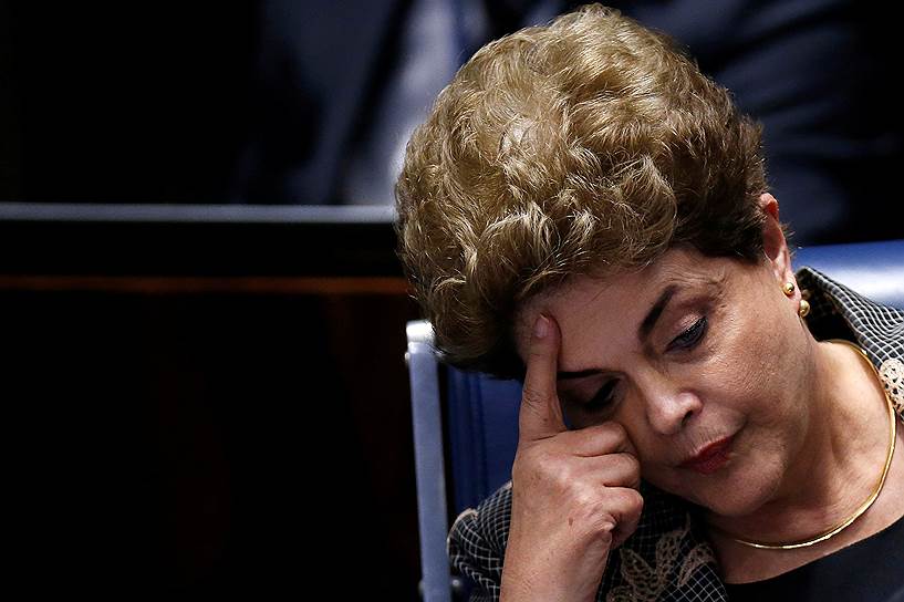 Отстраненная от должности президент Бразилии Дилма Руссефф