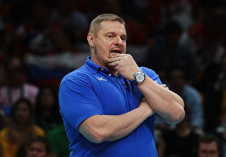 Главный тренер мужской сборной России по волейболу Владимир Алекно 