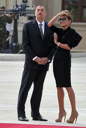 Президент Азербайджана Ильхам Алиев и его жена, первый вице-президент Азербайджана Мехрибан Алиева
