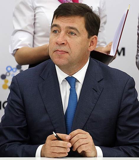 Врио губернатора Свердловской области Евгений Куйвашев