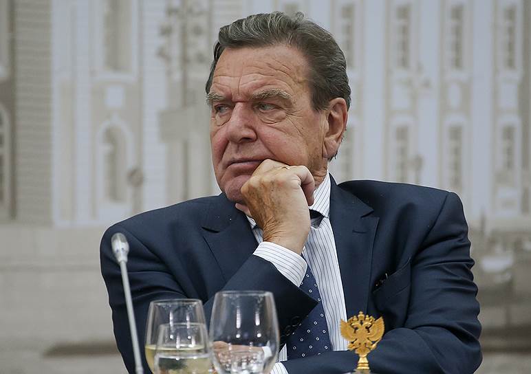 Бывший канцлер Германии Герхард Шредер