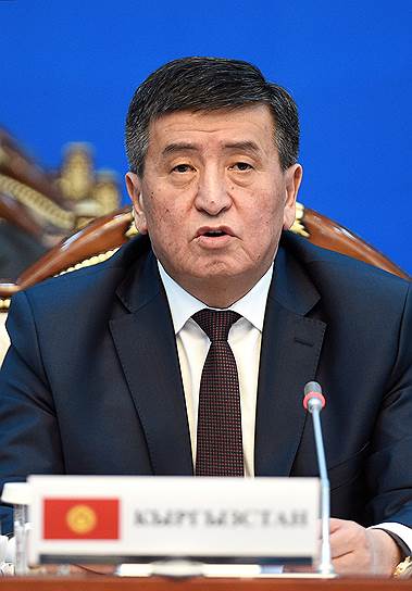 Президент Киргизии Сооронбай Жээнбеков 