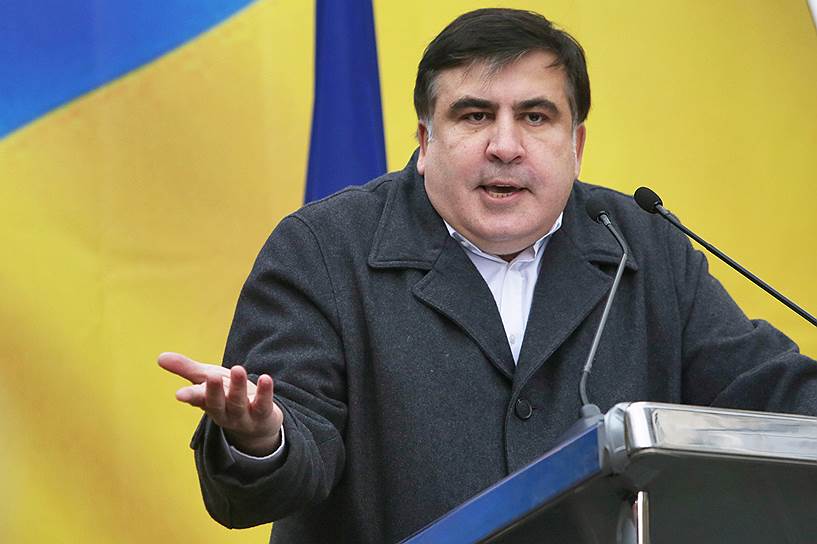 Лидер движения &quot;Рух новых сил&quot; Михаил Саакашвили