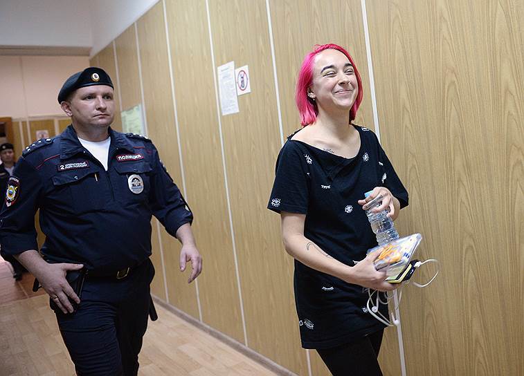 Активистка группы Pussy Riot Ольга Курачева