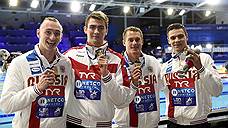 Российские пловцы завоевали золото ЧЕ в эстафете вольным стилем