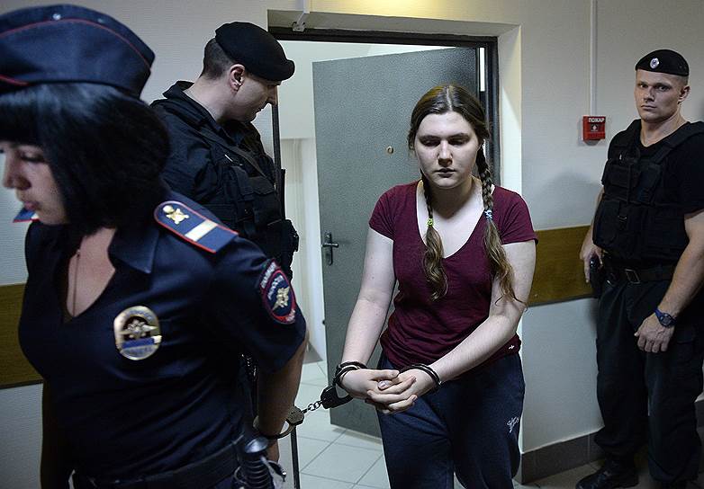 Обвиняемая в создании экстремистского сообщества «Новое величие» Анна Павликова