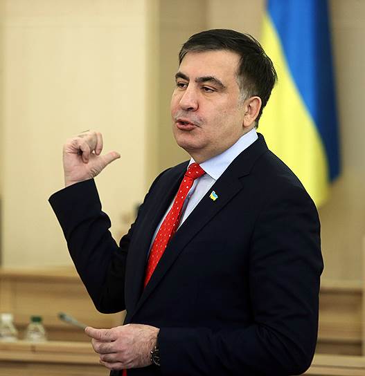 Бывший президент Грузии и Одесской области Михаил Саакашвили
