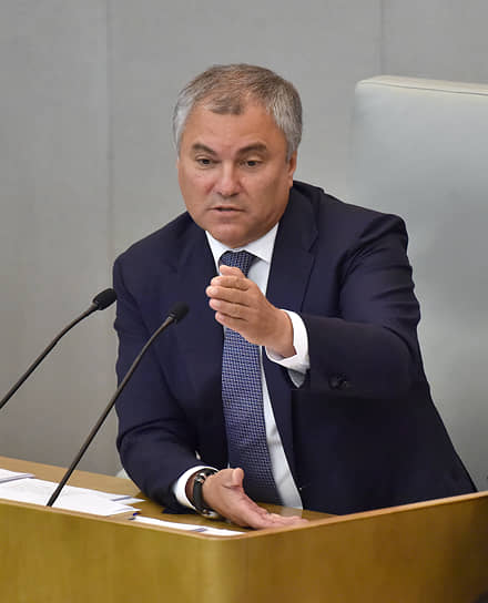 Председатель Госдумы Вячеслав Володин