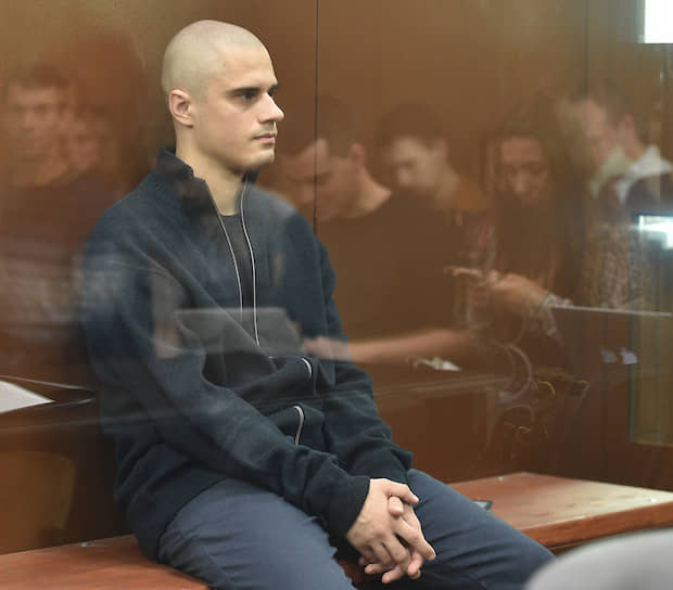 Побрившийся Иван Подкопаев во время вынесения приговора 3 сентября