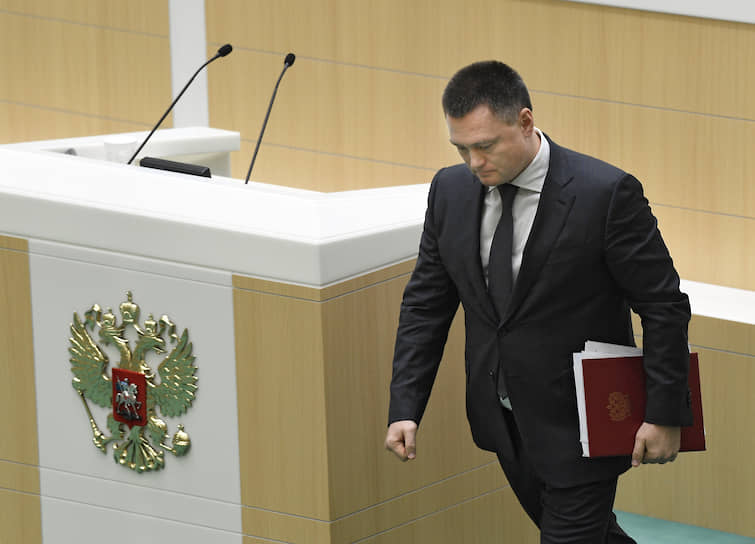 Генпрокурор России Игорь Краснов на заседании Совета Федерации