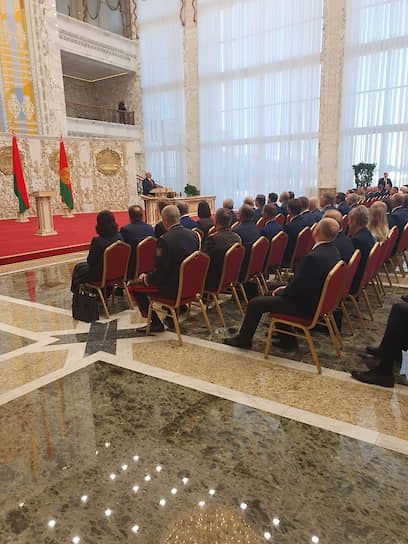 Кадр с церемонии инаугурации Александра Лукашенко