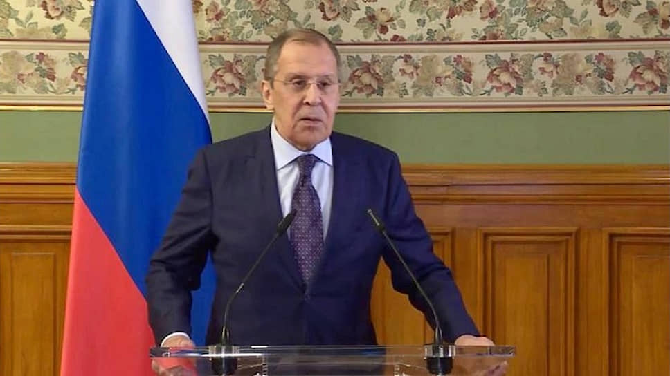 Министр иностранных дел России Сергей Лавров