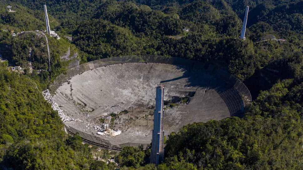 В Пуэрто-Рико разрушился один из крупнейших в мире радиотелескопов «Аресибо»  – Коммерсантъ