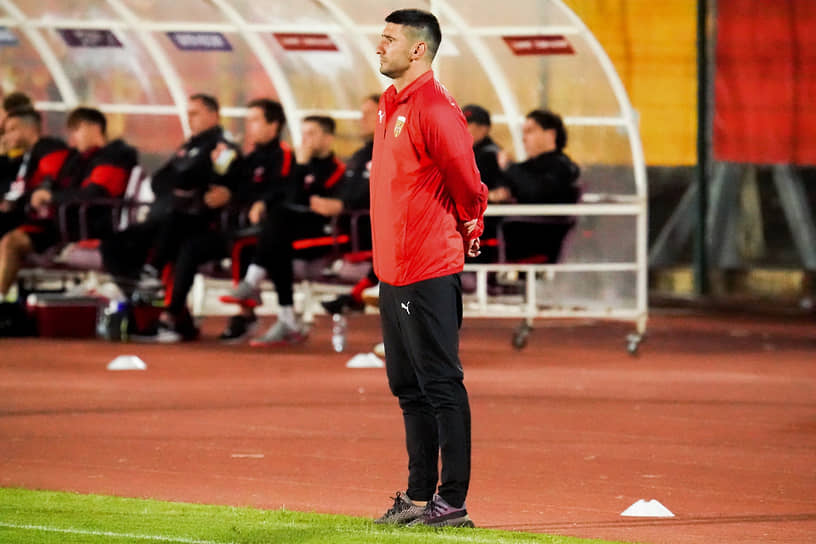 Главный тренер владикавказской «Алании» Спартак Гогниев