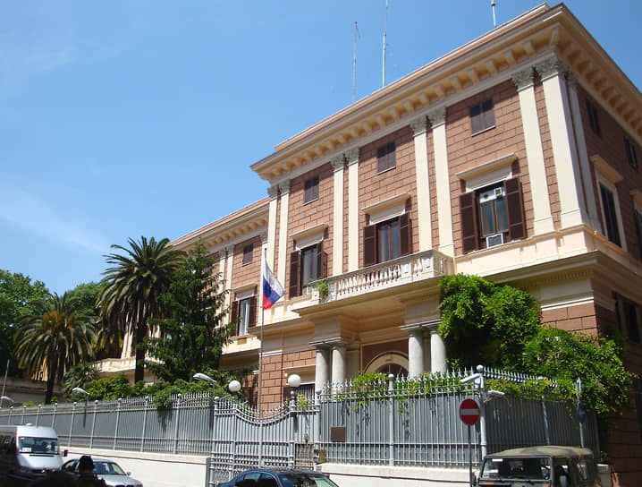 Здание Посольства РФ в Италии