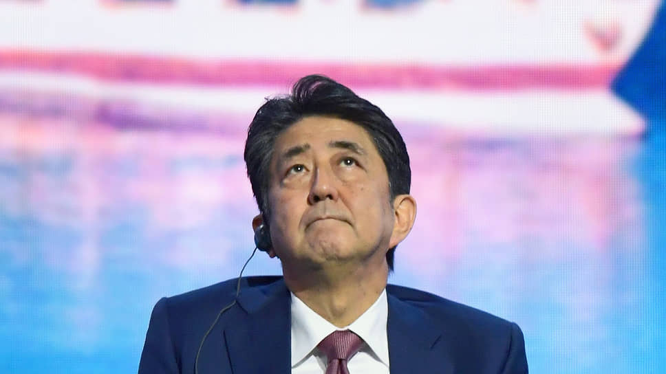 Бывший премьер-министр Японии Синдзо Абэ 