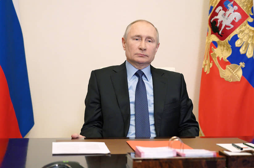 Президент России Владимир Путин в марте 2021 года