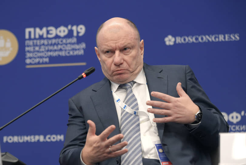 Генеральный директор «Норникеля» Владимир Потанин в 2019 году