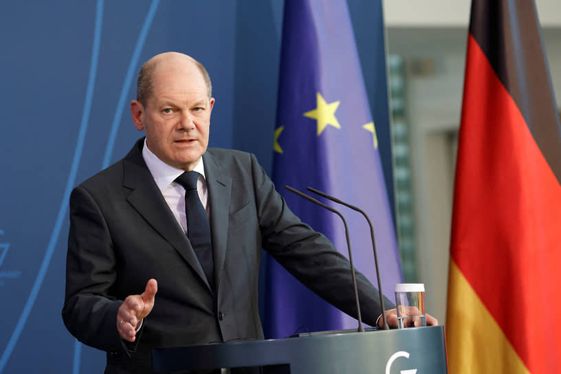 Канцлер ФРГ Олаф Шольц