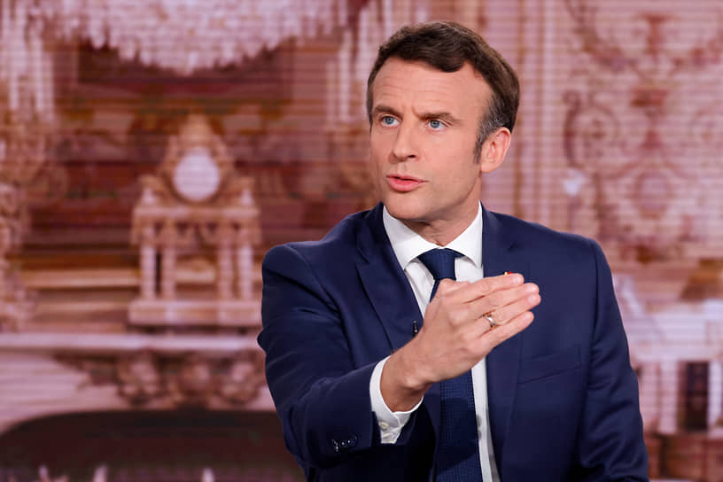 Президент Франции Эмманюэль Макрон