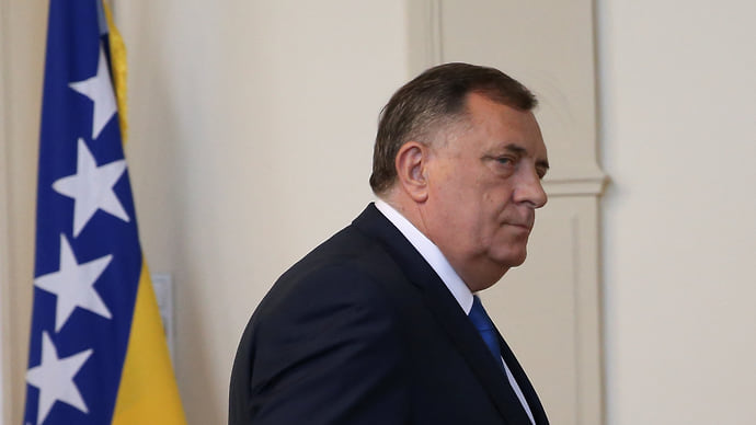 Додик на встрече с Путиным заявил, что Республика Сербская не хотела присоединяться к санкциям