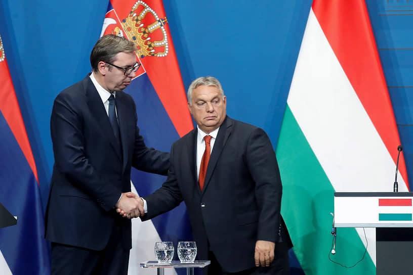 Александр Вучич и Виктор Орбан 