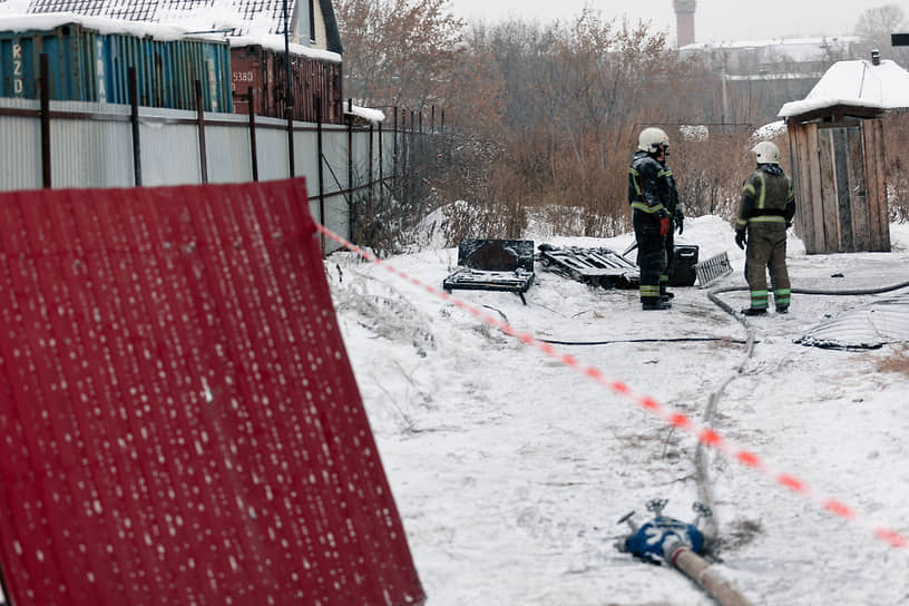 Пожар в приюте для бездомных