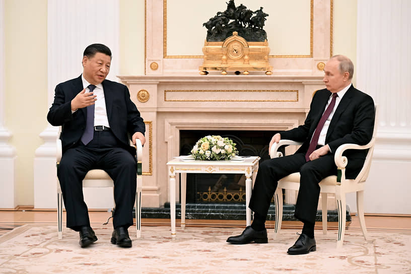 Си Цзиньпин и Владимир Путин 