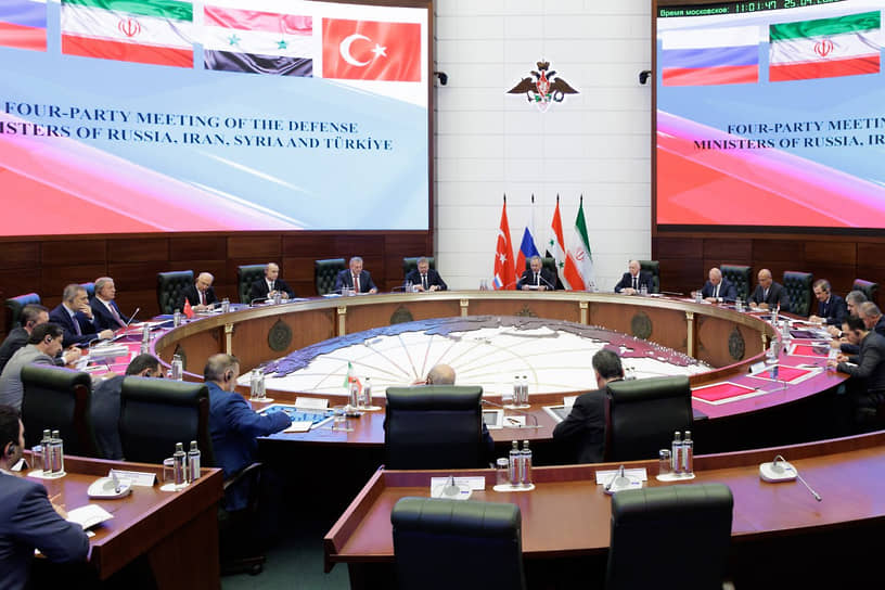 Четырехсторонние переговоры министров обороны России, Ирана, Сирии и Турции