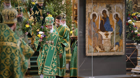 Патриарх Кирилл: Троица будет находиться в храме Христа Спасителя определенное время // Накануне предстоятель сказал, что икона в ХХС будет год в Мин