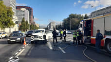 На Садовой-Спасской улице водитель Mercedes сбил пешехода