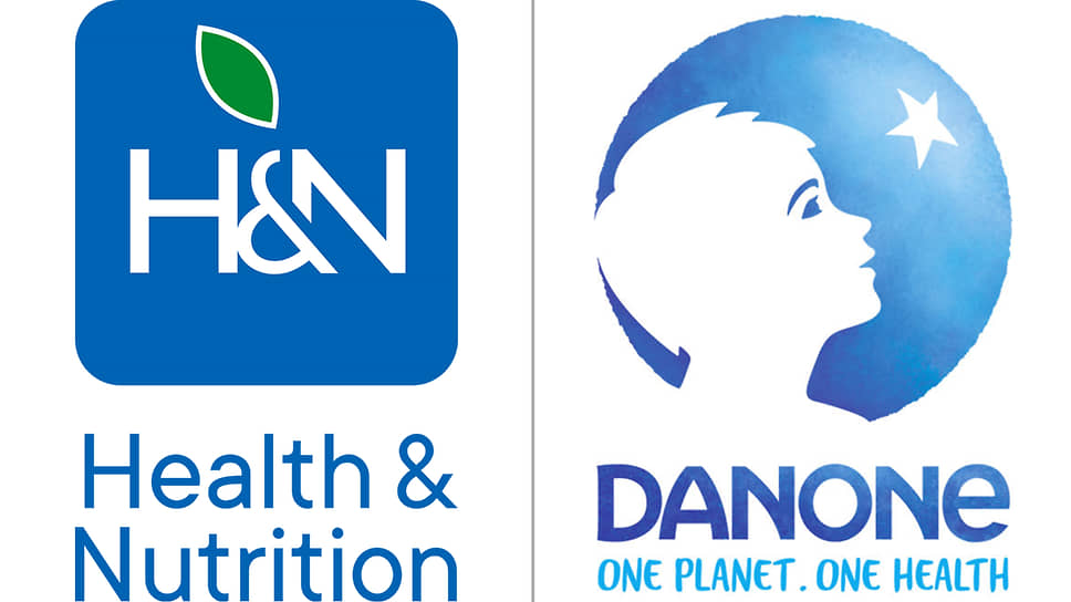 Новый логотип H&N и прежний Danone