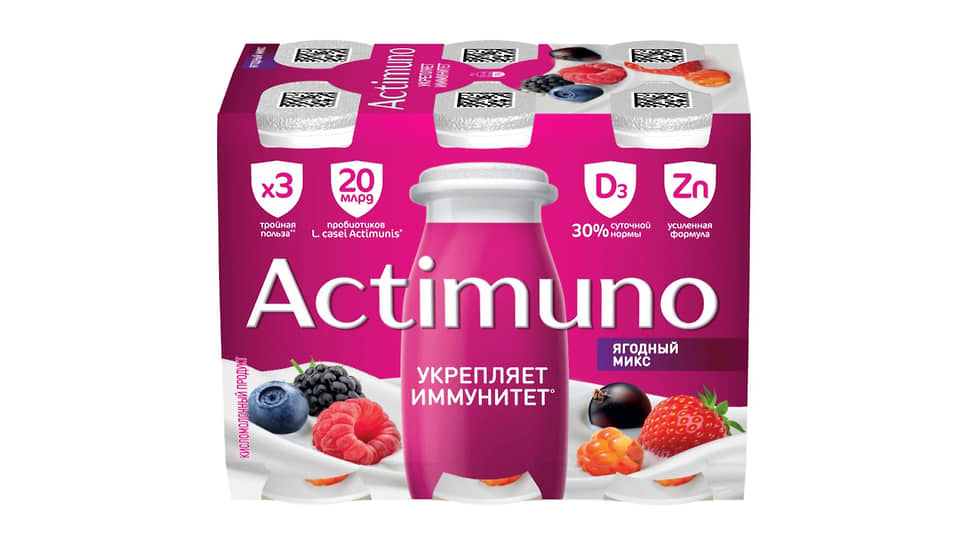 Actimel в России сменит название и дизайн упаковки