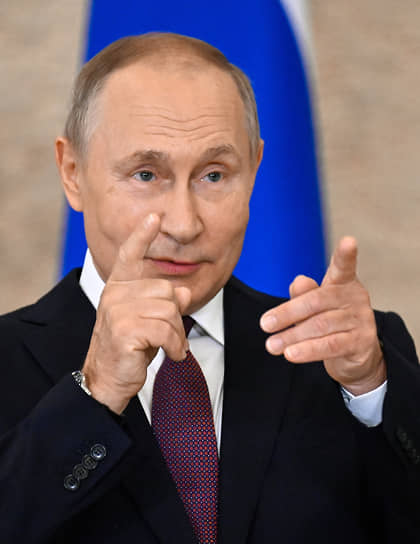 Владимир Путин в Самарканде в 2022 году